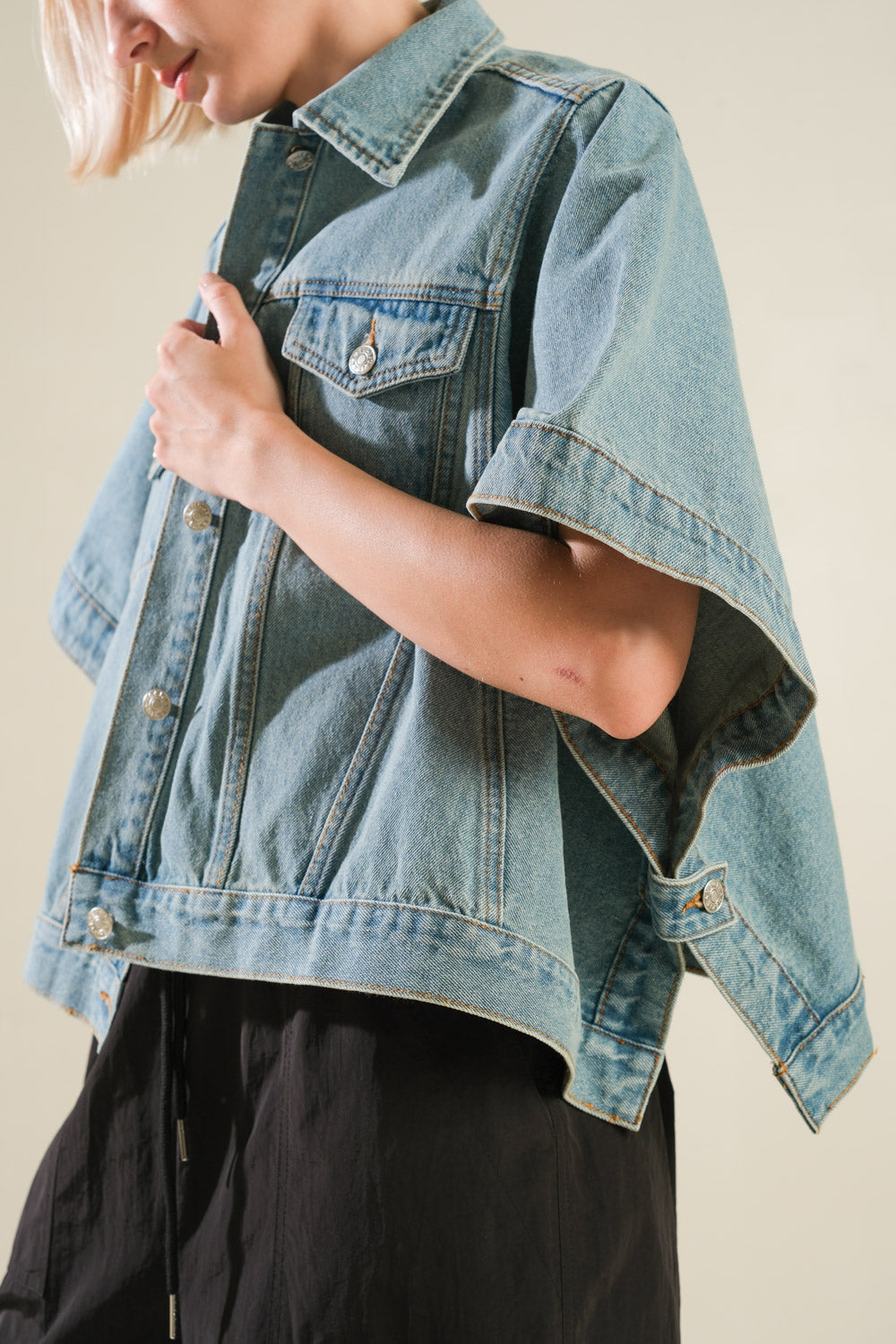 BEAUTIFUL AS YOU DENIM JACKET Flying Tomato